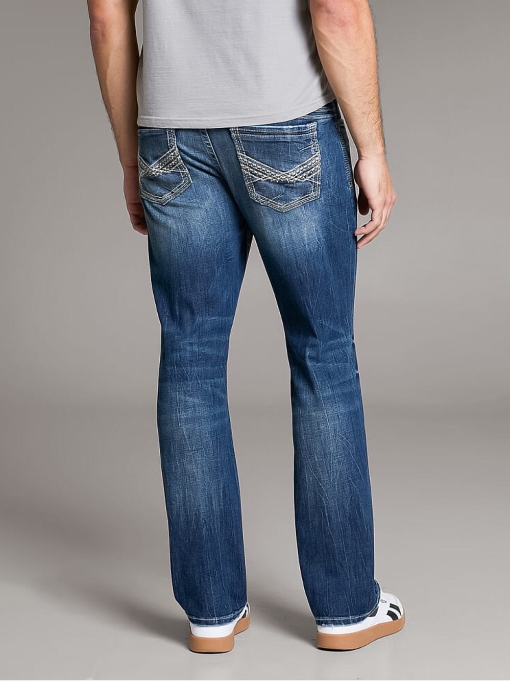 BKE Jake Straight Stretch Jeans Men's 32x34 Medium Wash Denim - Picture 2 of 9